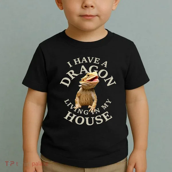 Bearded Dragon Clothes Pogona Barbata Lizard Toddler T-Shirt