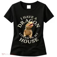 Bearded Dragon Clothes Pogona Barbata Lizard Women's T-Shirt thumb 0