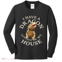 Bearded Dragon Clothes Pogona Barbata Lizard Kids Long Sleeve Shirt thumb 0