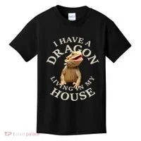 Bearded Dragon Clothes Pogona Barbata Lizard Kids T-Shirt thumb 0