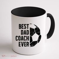 Best Dad Coach Ever Soccer Dad Of A Soccer Player Father Cute Gift Coffee Mug thumb 1
