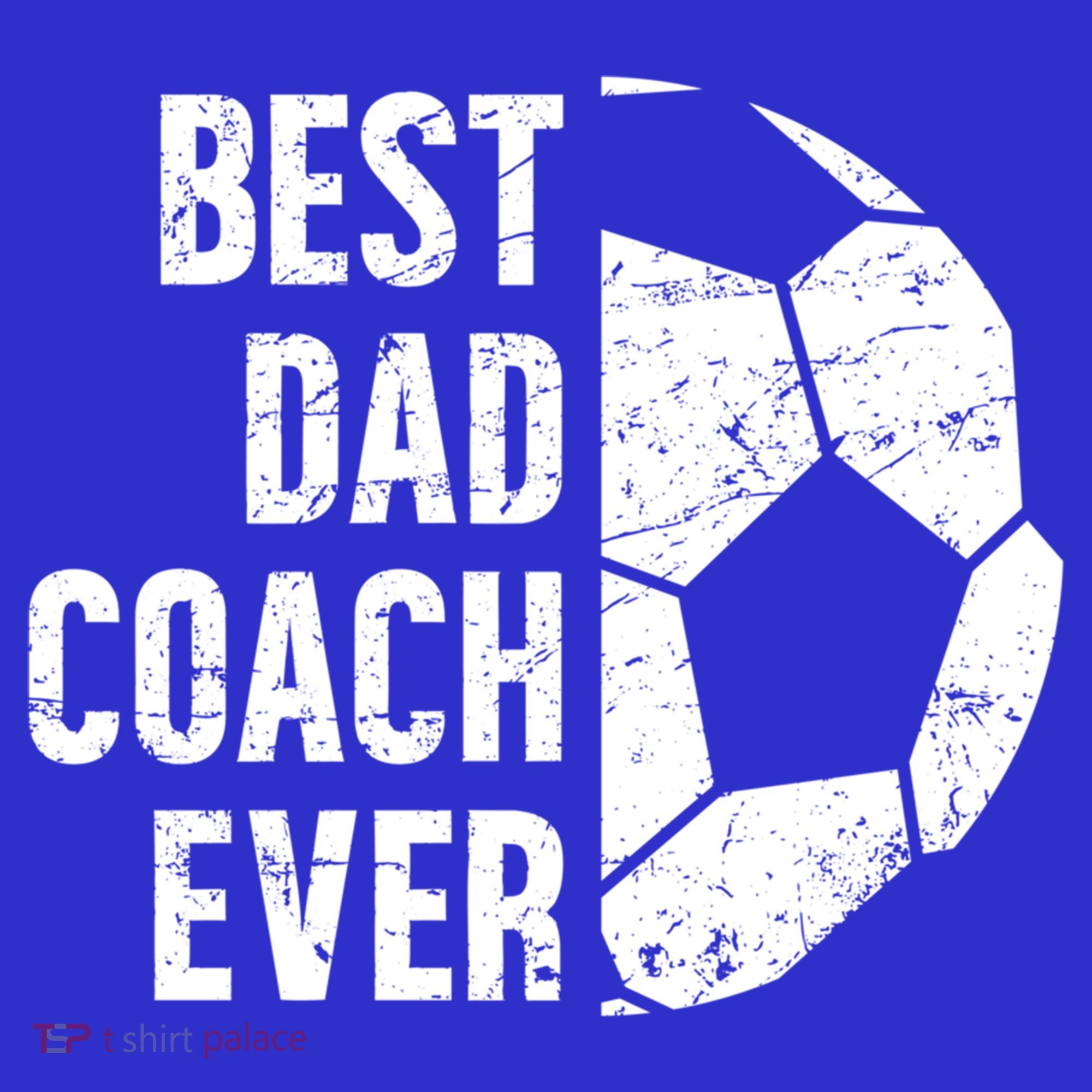 Best Dad Coach Ever Soccer Dad Of A Soccer Player Father Cute Gift Coaster