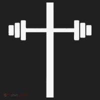 Barbell Dumbbell Cross Christian Jesus Gym Workout Lifting Beanie thumb 2