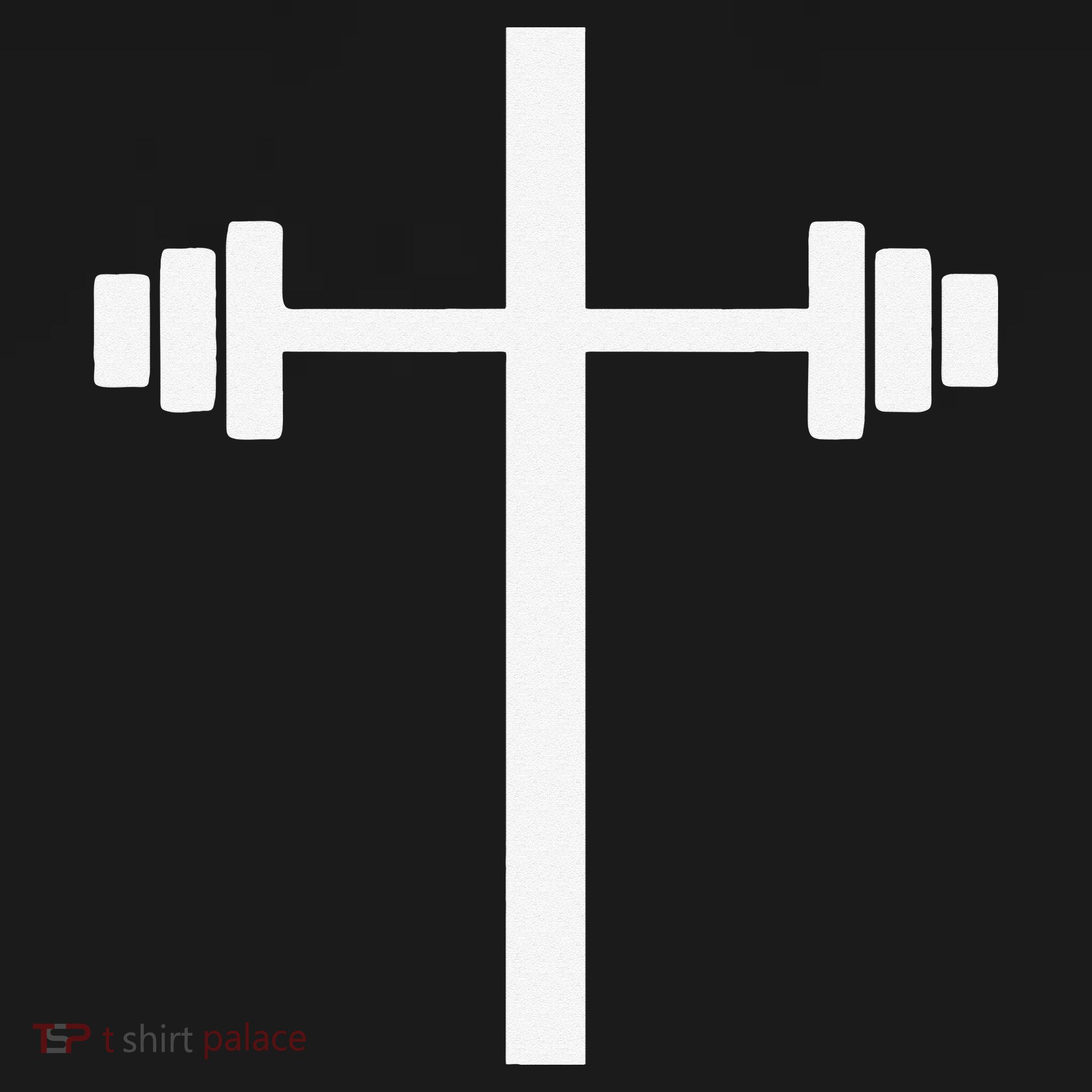 Barbell Dumbbell Cross Christian Jesus Gym Workout Lifting Women's Hoodie