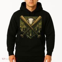 Baseball Drip Camo Home Plate Sports Cool Game Day Drip Hoodie thumb 2