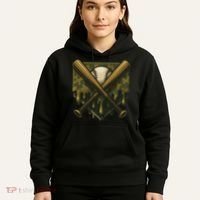Baseball Drip Camo Home Plate Sports Cool Game Day Drip Hoodie thumb 5