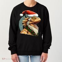 Bearded Dragon Christmas Women's Sweatshirt thumb 0