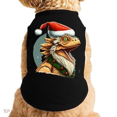 Bearded Dragon Christmas Doggie Tank