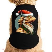 Bearded Dragon Christmas Doggie Tank thumb 0