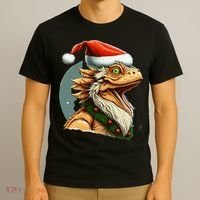 Bearded Dragon Christmas T-Shirt thumb 3
