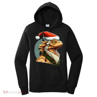 Bearded Dragon Christmas Women's Hoodie
