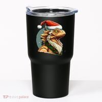 Bearded Dragon Christmas Tumbler thumb 0