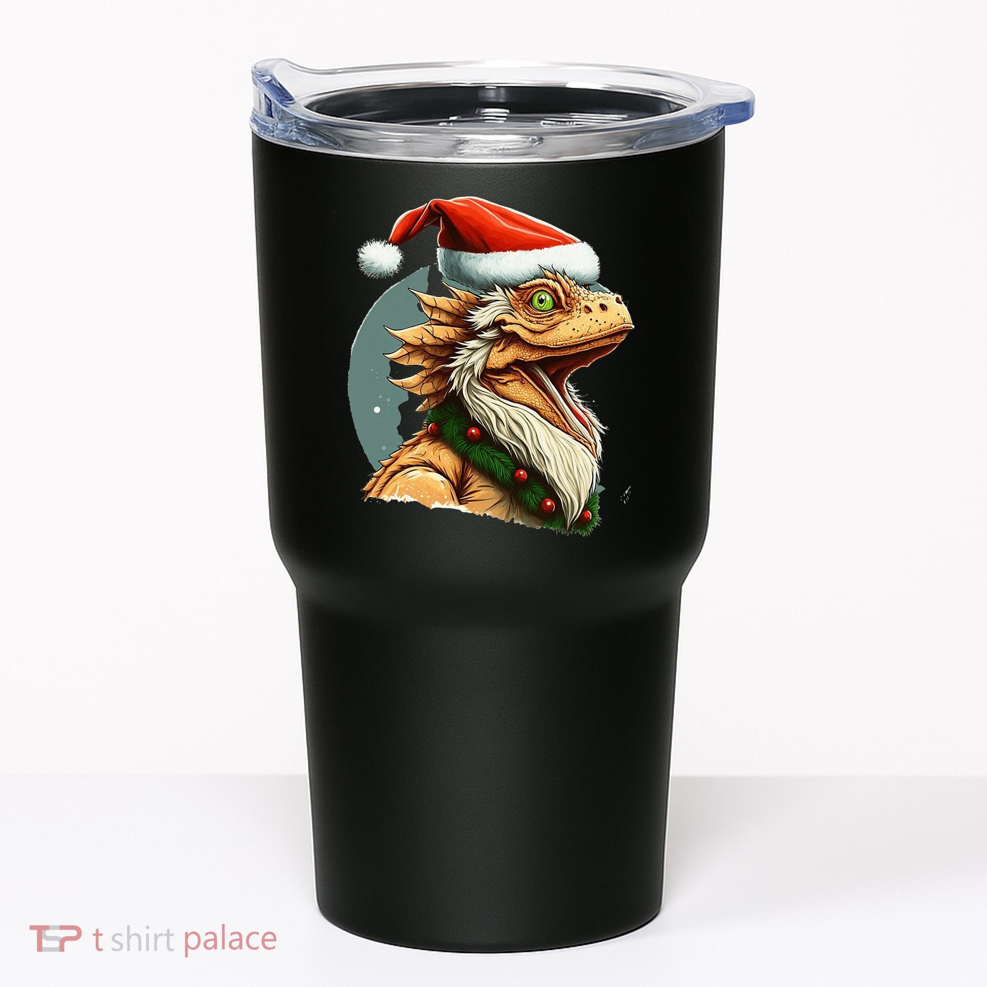 Bearded Dragon Christmas Tumbler