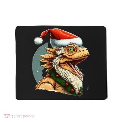 Bearded Dragon Christmas Mousepad