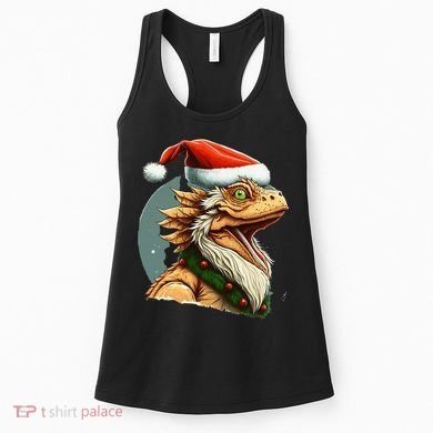 Bearded Dragon Christmas Women's Tank Top