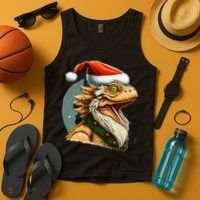 Bearded Dragon Christmas Tank Top thumb 4