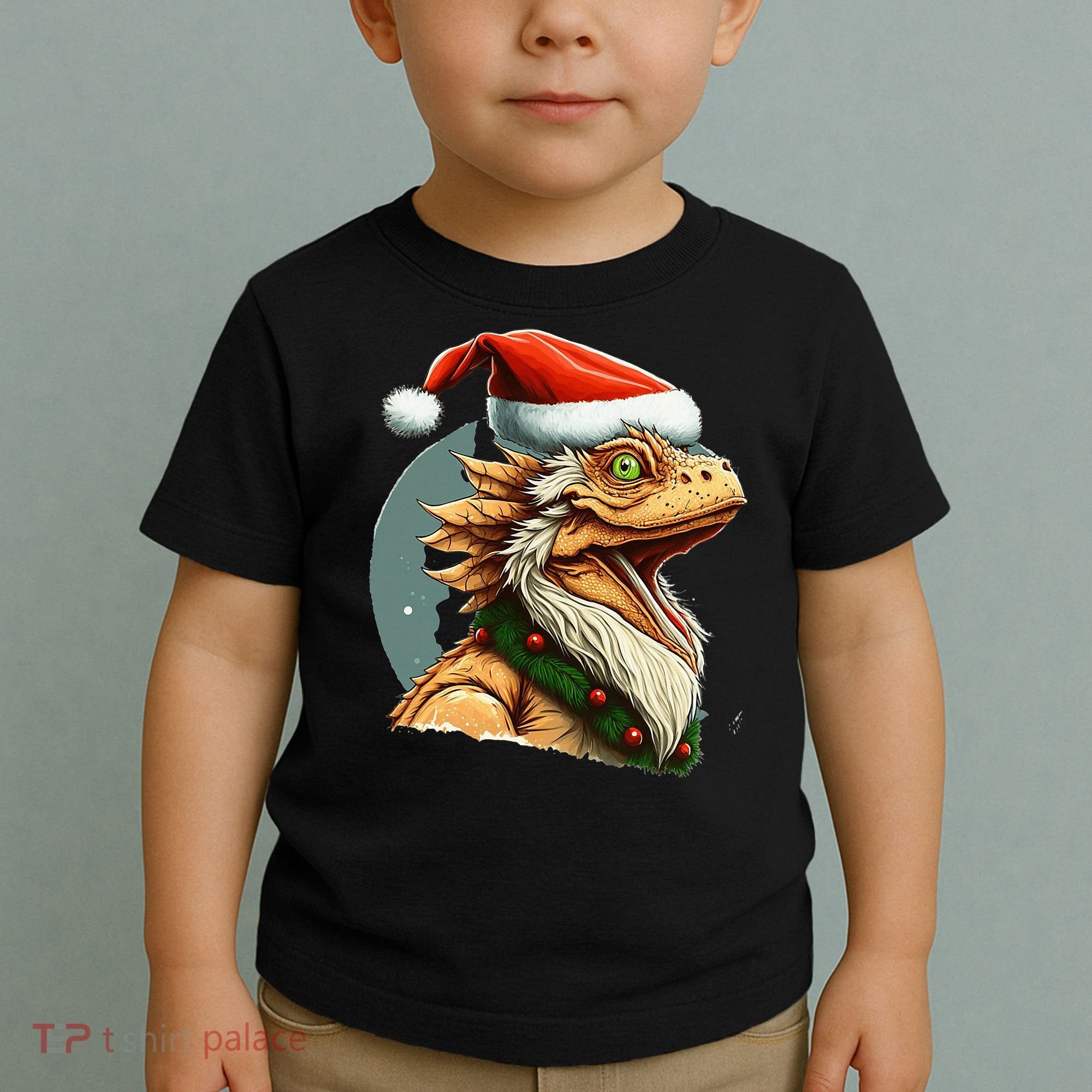 Bearded Dragon Christmas Toddler T-Shirt