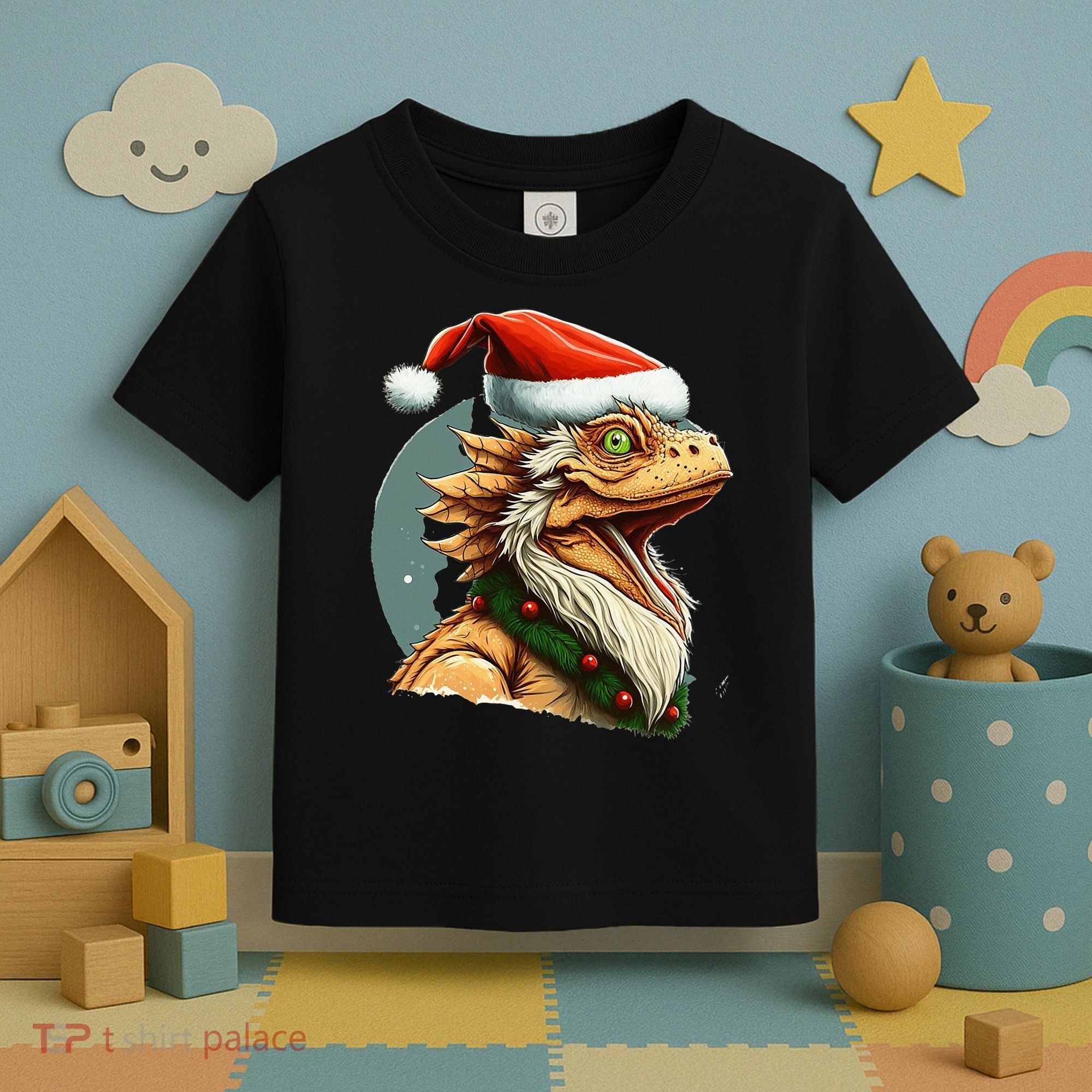 Bearded Dragon Christmas Toddler T-Shirt