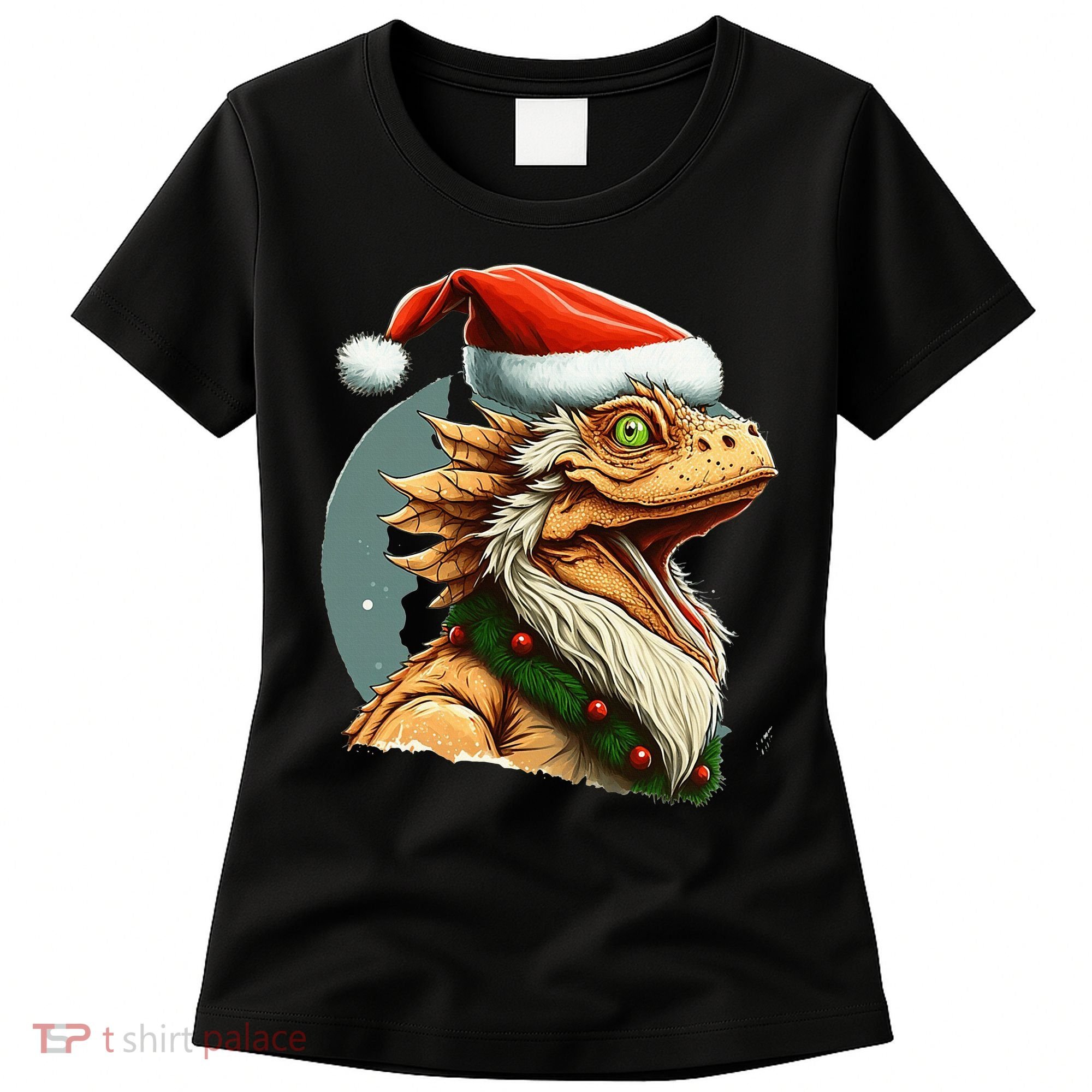 Bearded Dragon Christmas Women's T-Shirt