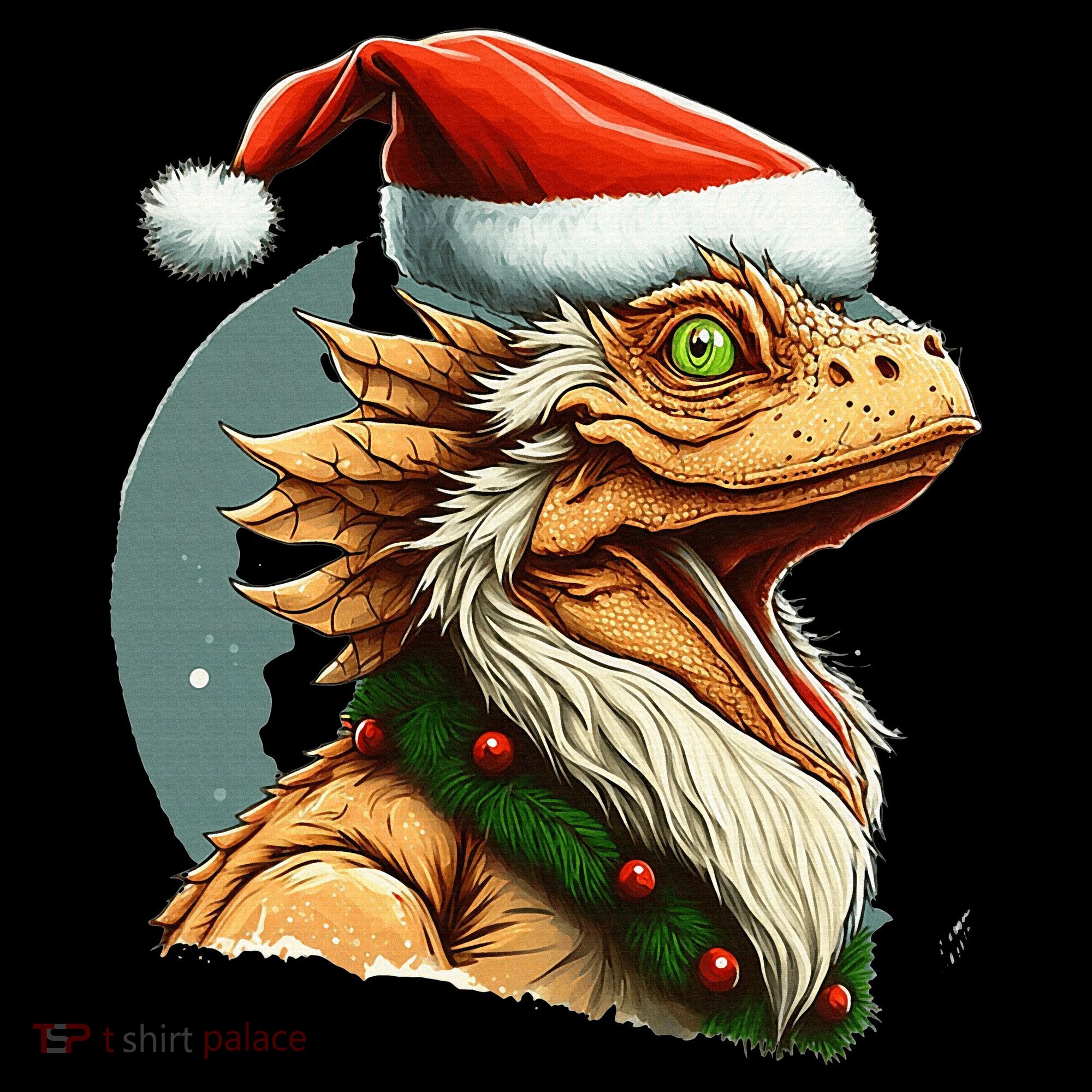 Bearded Dragon Christmas Women's T-Shirt