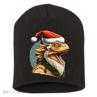 Bearded Dragon Christmas Short Acrylic Beanie thumb 0
