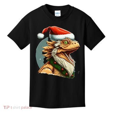 Bearded Dragon Christmas Kids T-Shirt