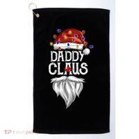 Bearded Daddy Claus Funny Family Matching Christmas Pajamas Meaningful Gift Golf Towel thumb 0