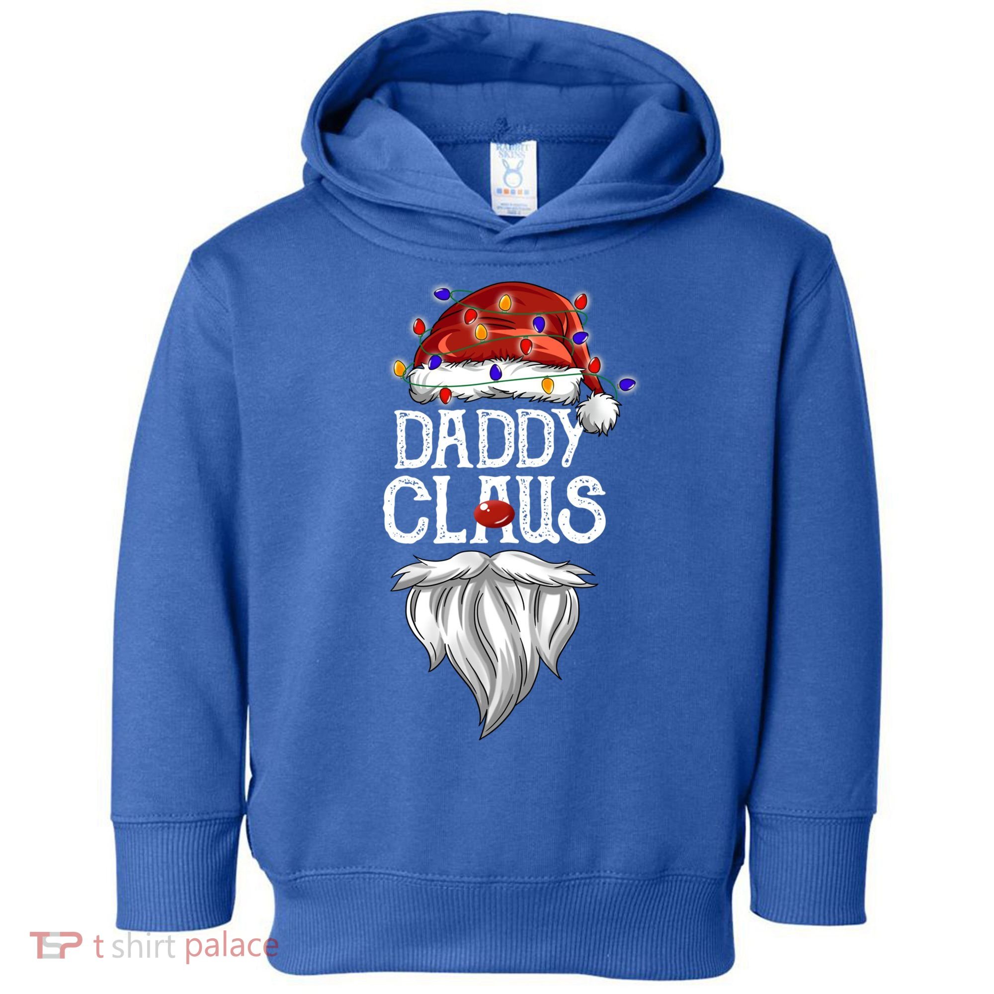 Bearded Daddy Claus Funny Family Matching Christmas Pajamas Meaningful Gift Toddler Hoodie