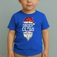 Bearded Daddy Claus Funny Family Matching Christmas Pajamas Meaningful Gift Toddler T-Shirt thumb 2