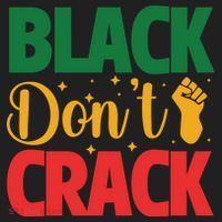 Black Don't Crack Black History Month African American Freedom Day Golf Towel thumb 3
