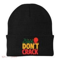 Black Don't Crack Women Black African American Freedom Day Beanie thumb 0