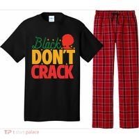Black Don't Crack Women Black African American Freedom Day Pajama Set thumb 0