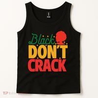 Black Don't Crack Women Black African American Freedom Day Tank Top thumb 2