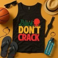 Black Don't Crack Women Black African American Freedom Day Tank Top thumb 4