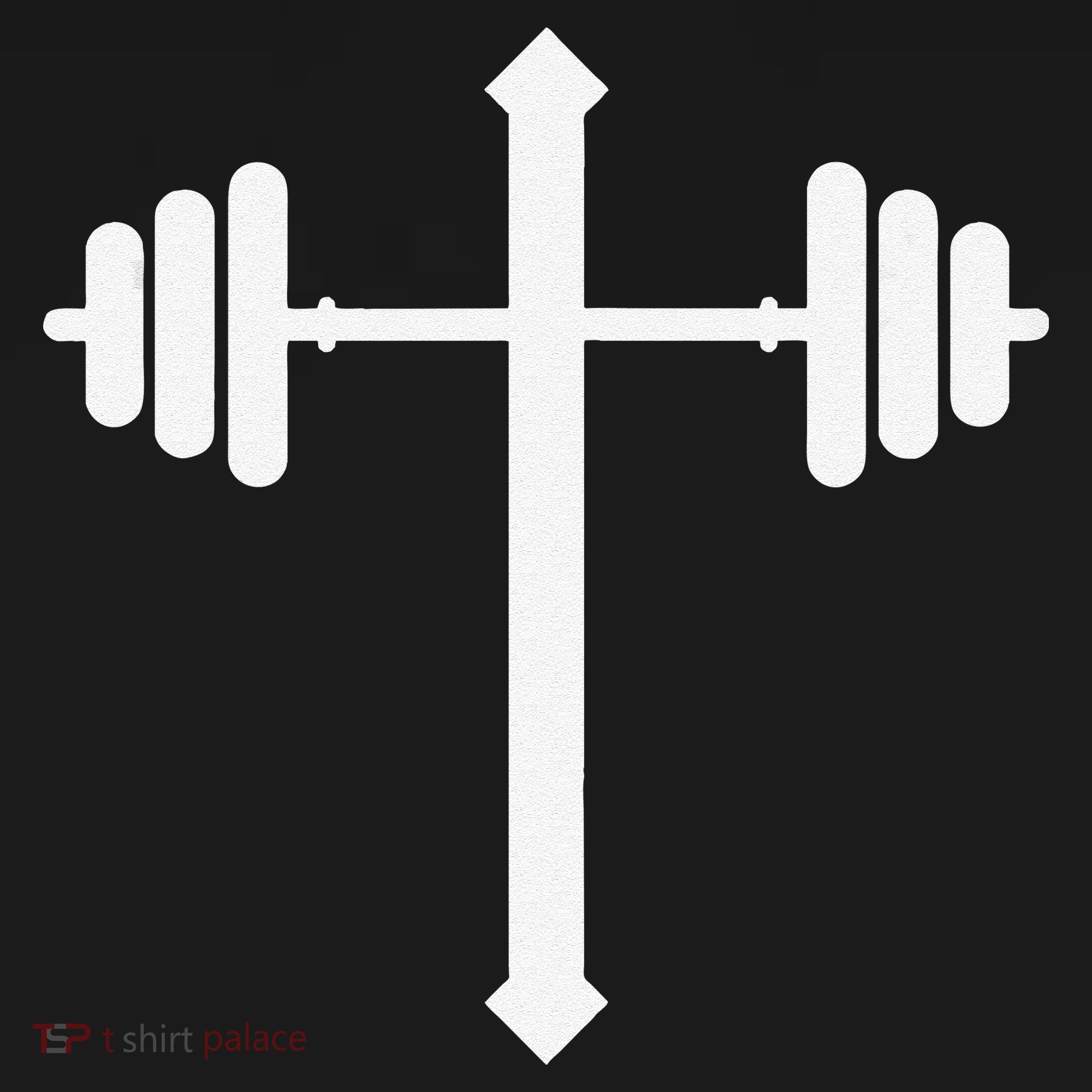 Barbell Dumbbell Cross Christian Jesus Gym Workout Lifting Gift Women's Hoodie