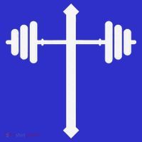 Barbell Dumbbell Cross Christian Jesus Gym Workout Lifting Gift Women's Long Sleeve Shirt thumb 2