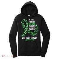 Bile Duct Cancer Awareness Month Butterflies Green Ribbon Gift Women's Hoodie thumb 0