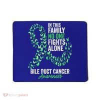 Bile Duct Cancer Awareness Month Butterflies Green Ribbon Gift Mousepad thumb 0