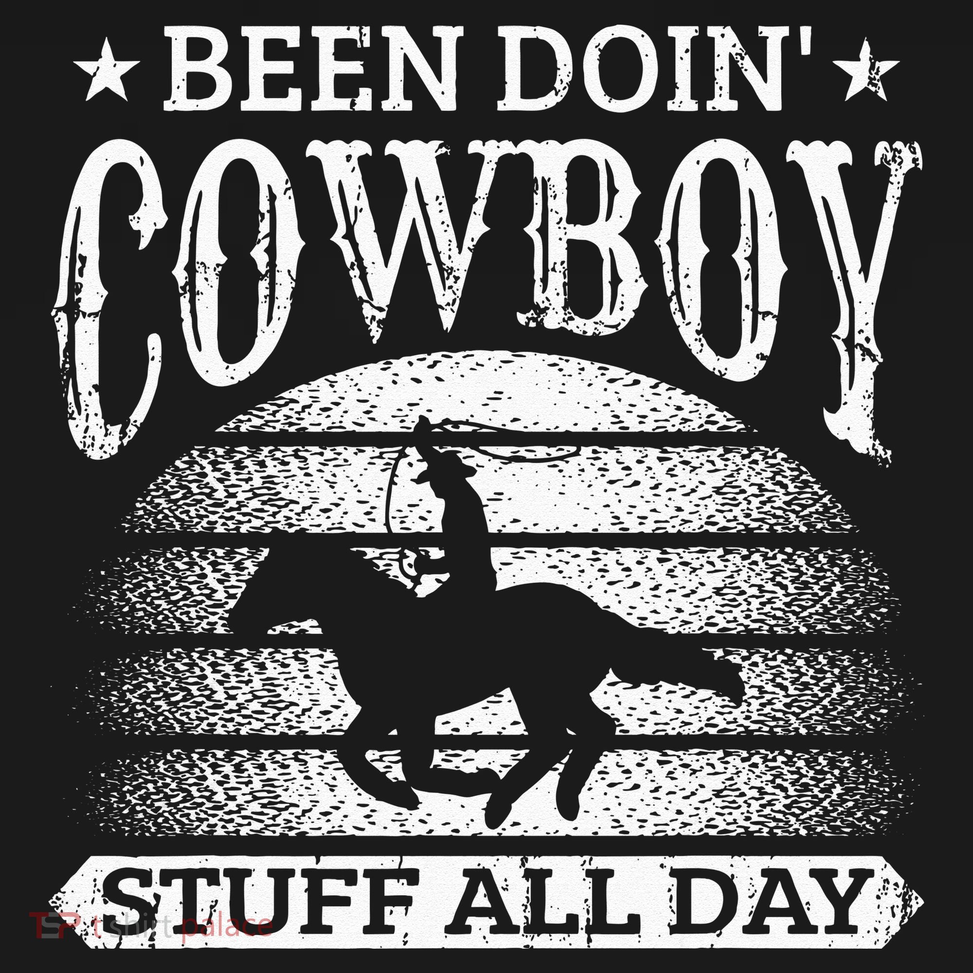 Been Doing Cow Stuff All Day Roping Racing Horse Riding Kids Sweatshirt