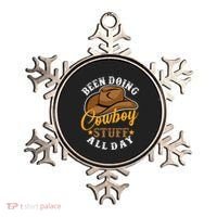 Been Doing Cowboy Stuff All Day Cowgirl Country Western Ornament thumb 0