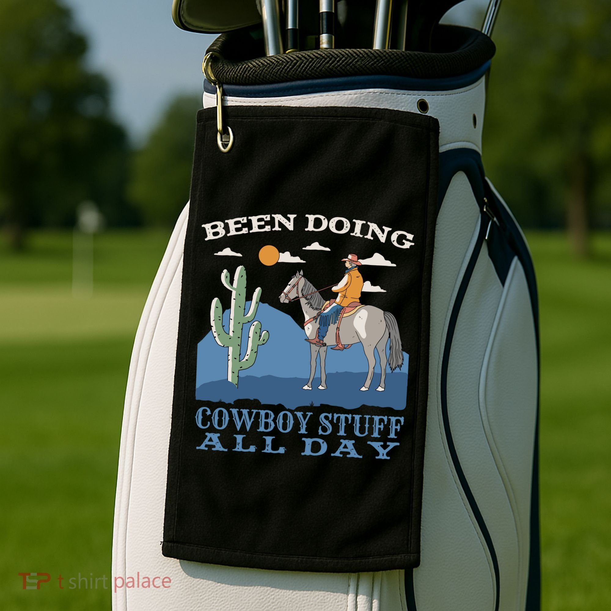 Been Doing Cowboy Things All Day Golf Towel