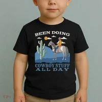Been Doing Cowboy Things All Day Toddler T-Shirt thumb 2