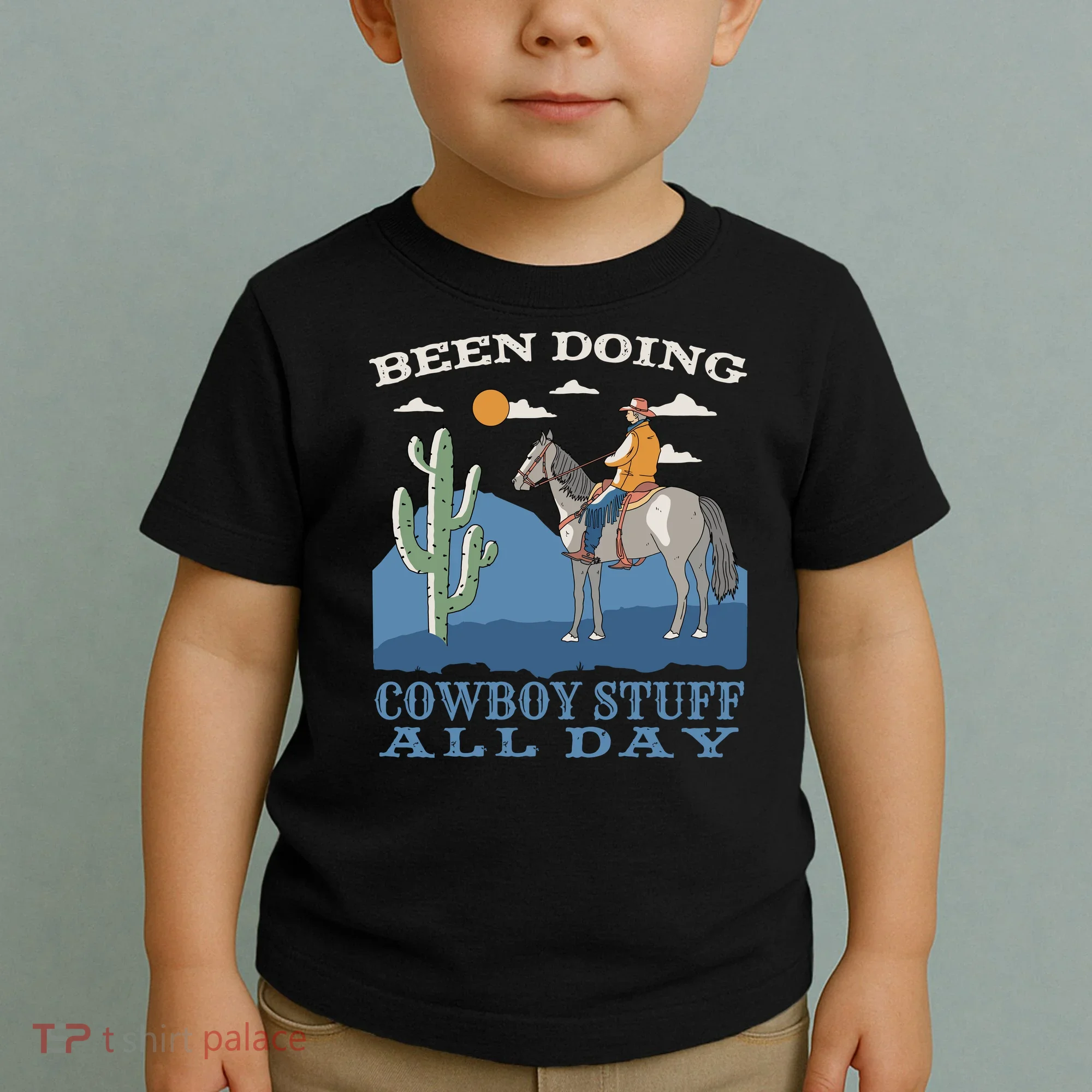 Been Doing Cowboy Things All Day Toddler T-Shirt