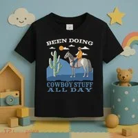 Been Doing Cowboy Things All Day Toddler T-Shirt thumb 3
