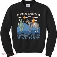 Been Doing Cowboy Things All Day Kids Sweatshirt thumb 0
