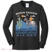 Been Doing Cowboy Things All Day Kids Long Sleeve Shirt thumb 0