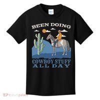 Been Doing Cowboy Things All Day Kids T-Shirt thumb 0