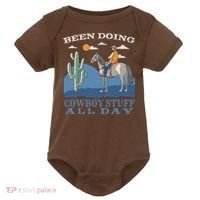 Been Doing Cowboy Things All Day Baby Bodysuit thumb 0