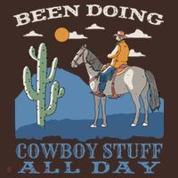 Been Doing Cowboy Things All Day Kids Hoodie thumb 2