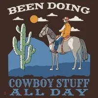Been Doing Cowboy Things All Day Kids Hoodie thumb 2